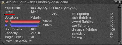 Signature for player Arbiter Eldrin